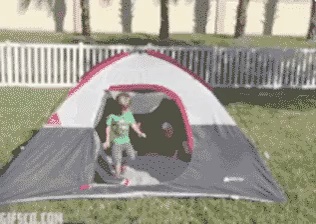 A tent for tripping children short MP4 video